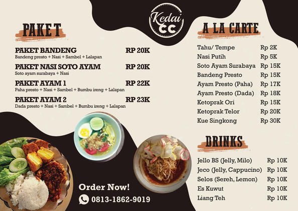 Menu Banner | Restaurant